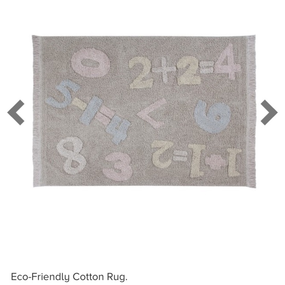 Lorena Canals NIP Baby numbers rug